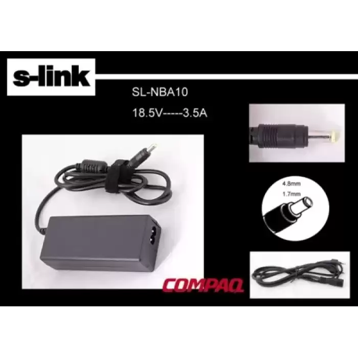 S-Link Sl-Nba10 18.5V 3.5A 4.8-1.7 Notebook Adaptörü