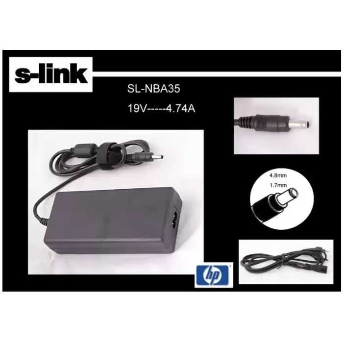 S-Link Sl-Nba35 19V 4.74A 4.8-1.7 Bullet Notebook Adaptörü