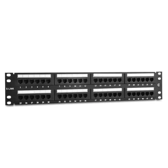 S-Link  Sl-Pc48 48 Port Cat5 Utp Patch Panel