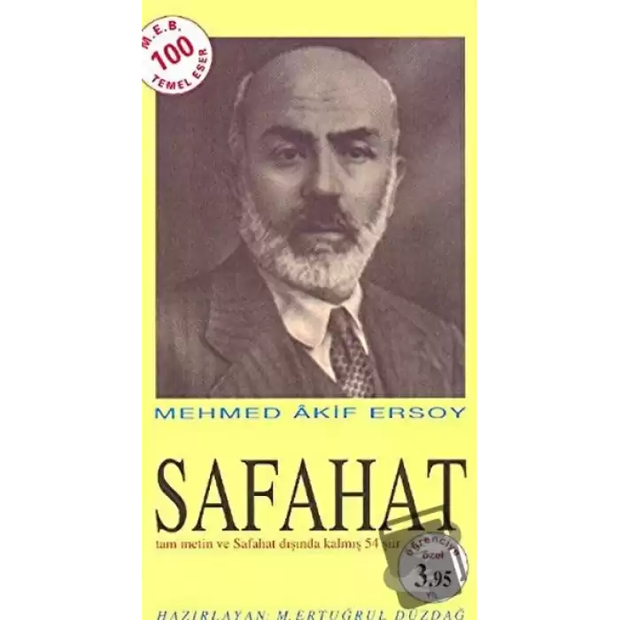 Safahat (Öğrenciye Özel Baskı)