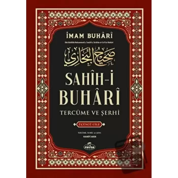 Sahih-i Buhari Tercüme Ve Şerhi 3. Cilt (Ciltli)