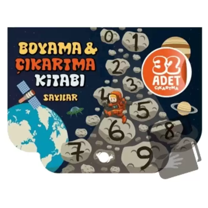 Sayılar Boyama ve Çıkartma Kitabı