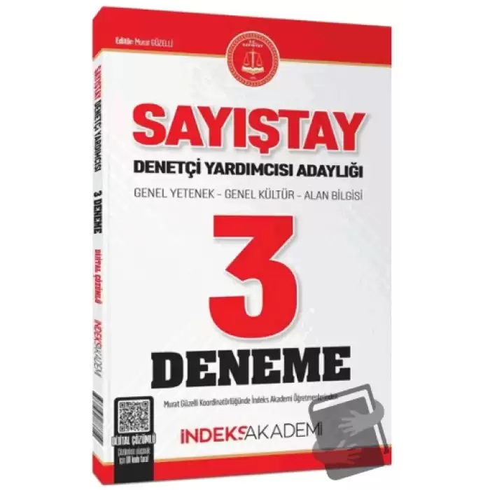 Sayıştay Denetçi Yardımcısı Adaylığı 3 Deneme Çözümlü