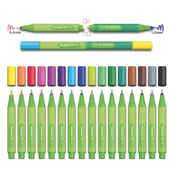 Schneider Fiber Uçlu Kalem Lınk-It 160 Lı Stand 303081 - 160lı Standart