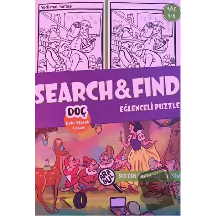 Search&Find Eğlenceli Puzzle 5 - 6 Yaş