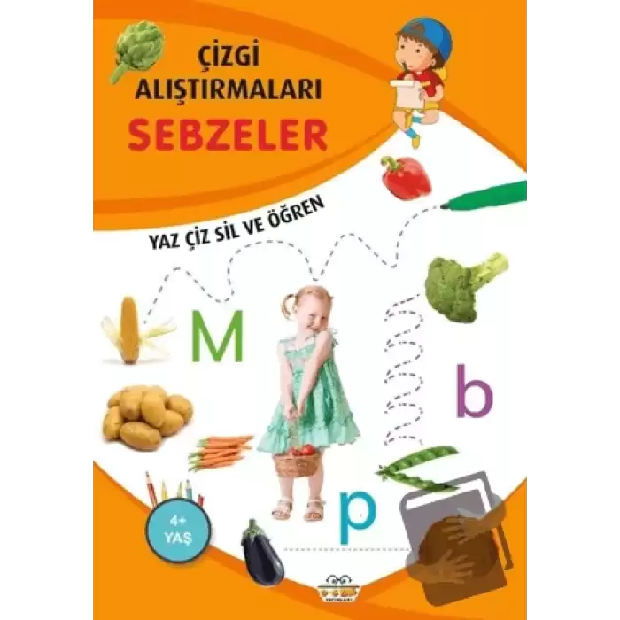 Sebzeler - Çizgi Alıştırmaları