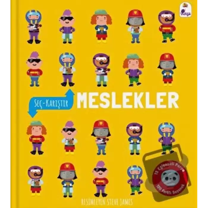 Seç - Karıştır: Meslekler (15 Eğlenceli Parça, 120 Farklı Seçenek) (Ciltli)