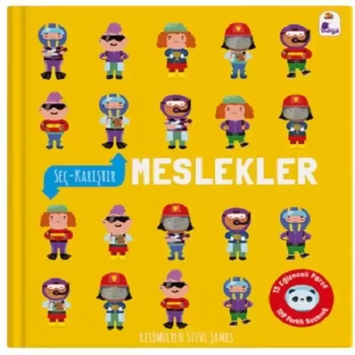 Seç – Karıştır : Meslekler (15 Eğlenceli Parça, 120 Farklı Seçenek) (Ciltli)