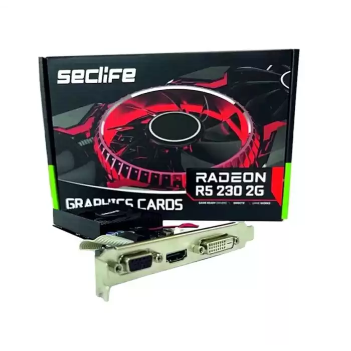 Seclife Radeon R5 230 2Gb Ddr3 64Bit Dvı Hdmı Vga Ekran Kartı