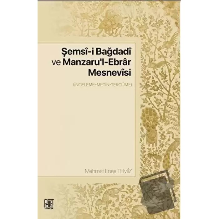 Şemsi-i Bağdadi Ve Manzarul-ebrar Mesnevisi