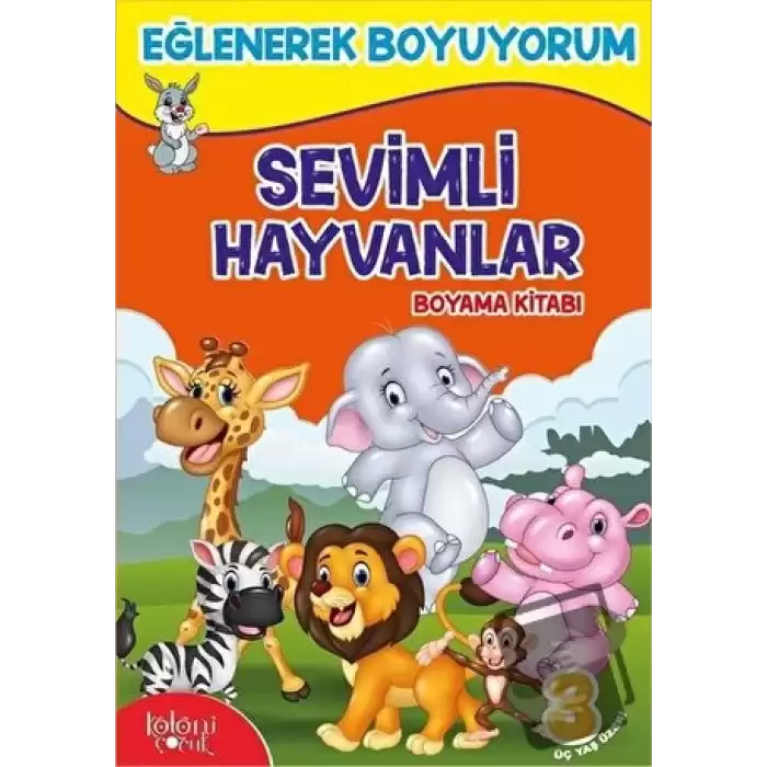 Sevimli Hayvanlar Boyama Kitabı