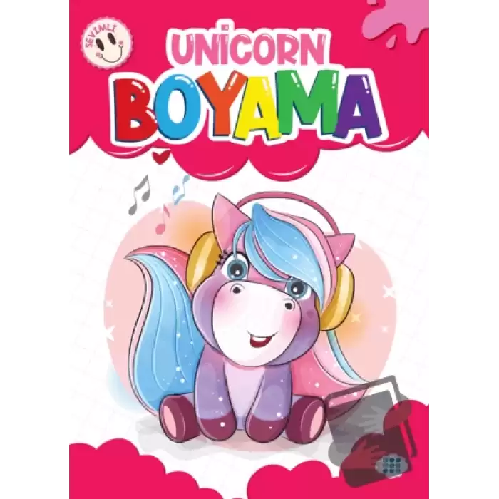 Sevimli Unicorn Boyama