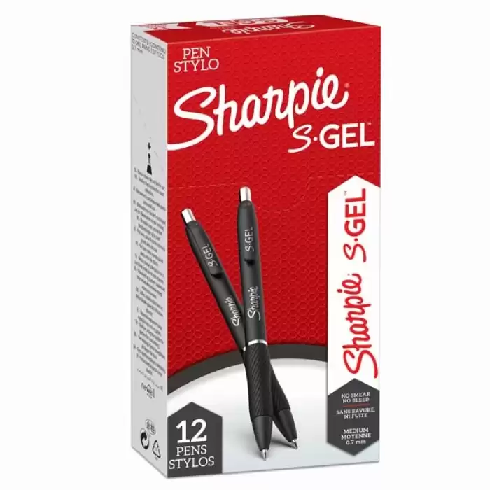 Sharpie Jel Kalem Gel Mürekkepli 0.7 Mm Kırmızı 2136599 - 12li Paket