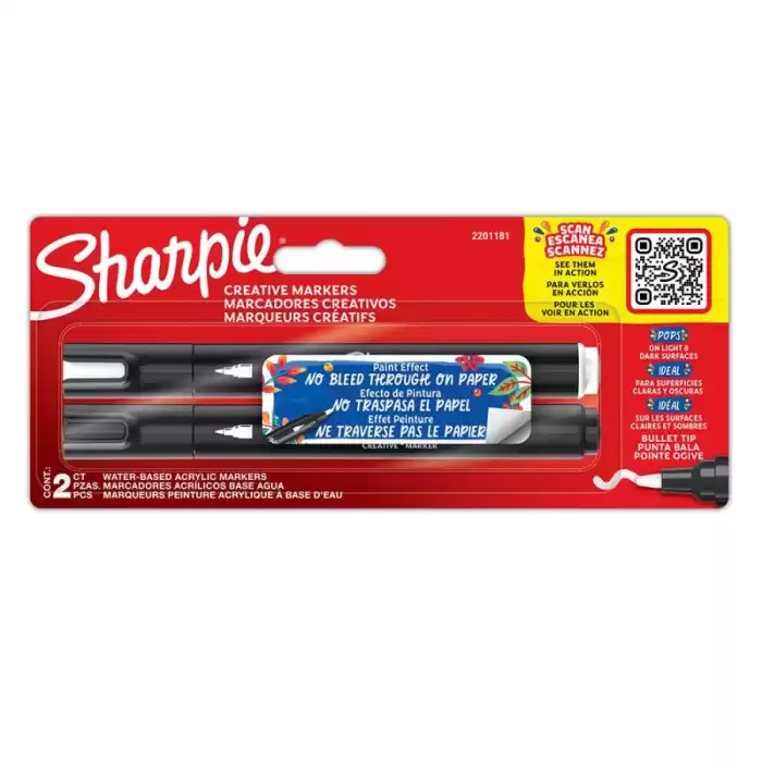 Sharpie Markör Akrilik Yuvarlak Uç 2 Li Bls 2201181