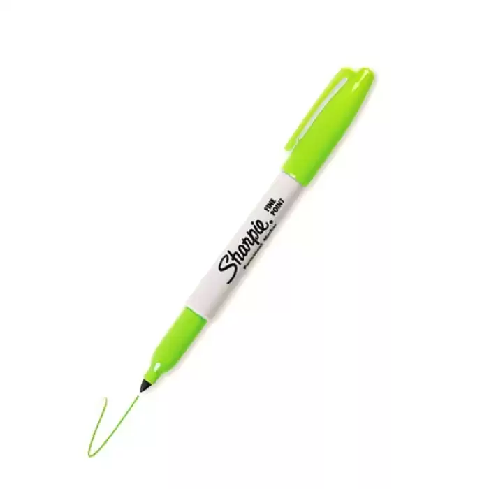 Sharpie Markör Permanent Fine Limon Yeşil 1740641 - 12li Paket