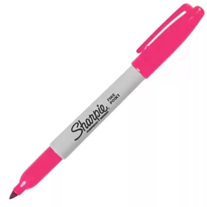 Sharpie Markör Permanent Fine Yuvarlak Uçlu Pembe 1785161 - 12li Paket