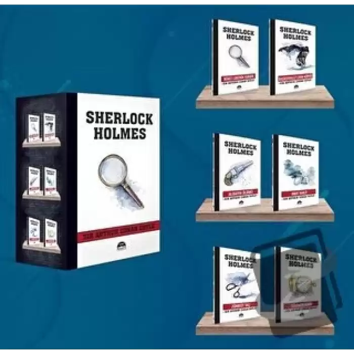 Sherlock Holmes - Büyüteç (6 Kitap Kutulu Set)