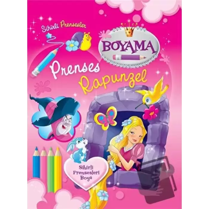 Sihirli Prensesler Boyama - Prenses Rapunzel