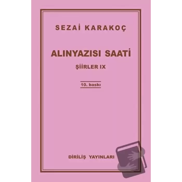 Şiirler 9: Alınyazısı Saati