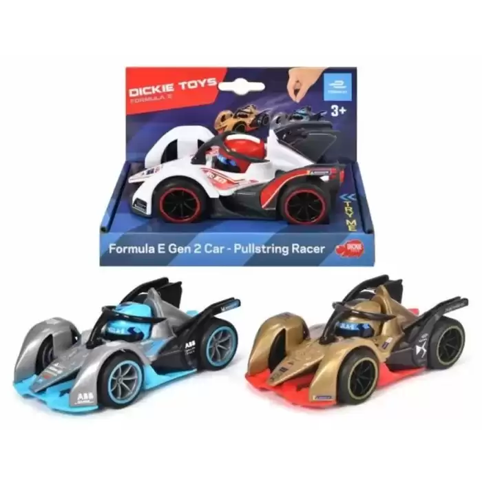 Simba Formula E - Pullstring Racer, 3-Asst.