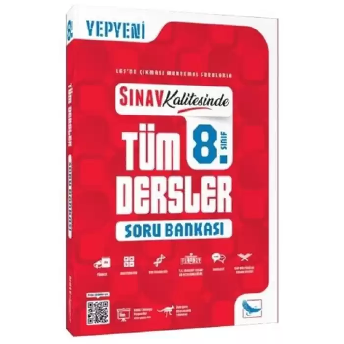 Sınav Kalitesinde 8. Sınıf LGS Tüm Dersler Soru Bankası