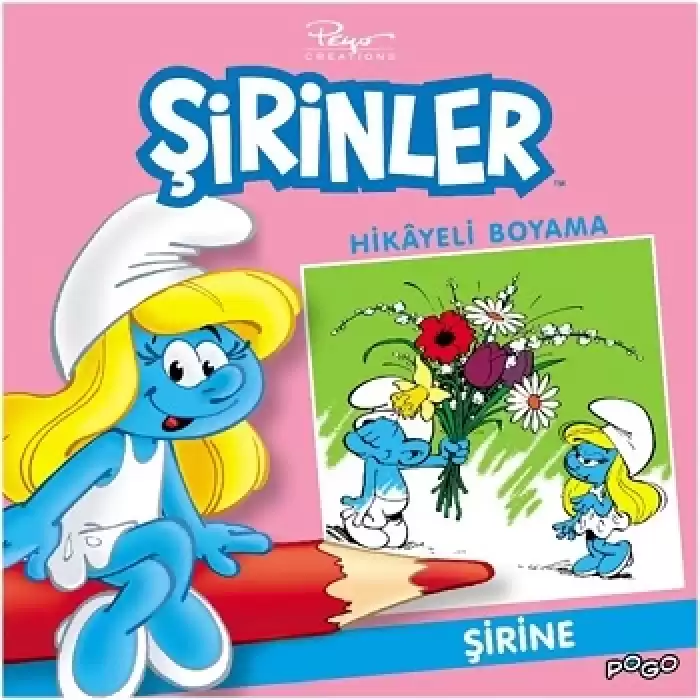 Şirine Hikayeli Boyama - Şirinler