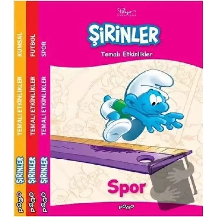 Şirinler Temalı Aktiviteler Seti (3 Kitap Takım)