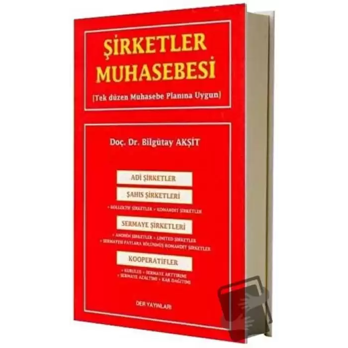 Şirketler Muhasebesi Tekdüzen Hesap Planına Uygun