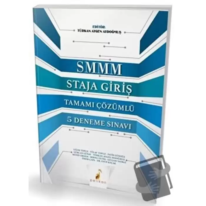 SMMM Staja Giriş Tamamı Çözümlü 5 Deneme Sınavı