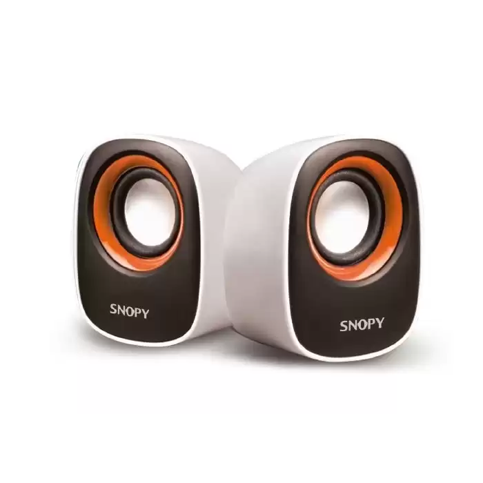 Snopy Sn-120 Beyaz Sarı Usb Speaker