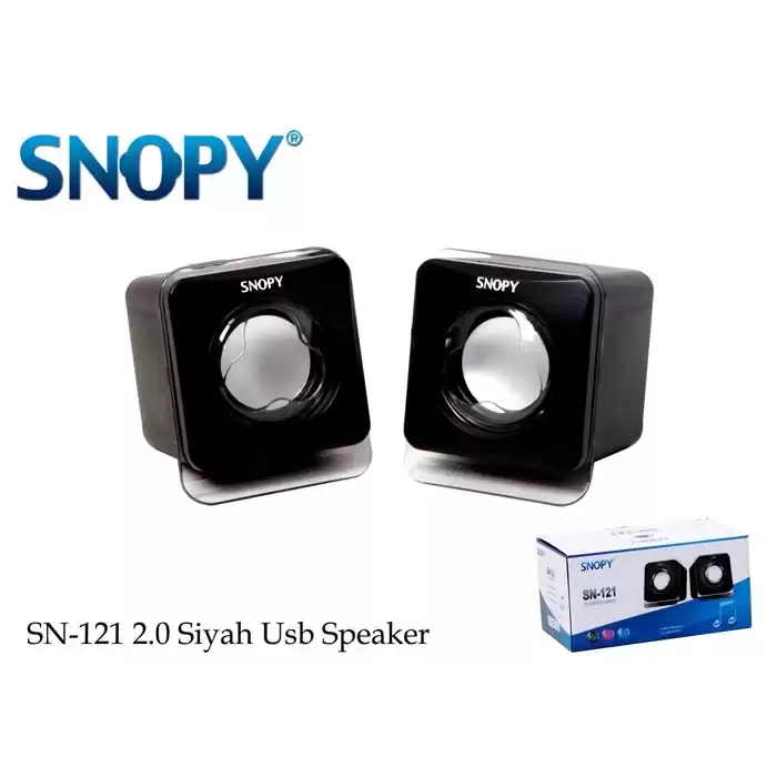 Snopy Sn-121 2.0 Siyah Usb Speaker