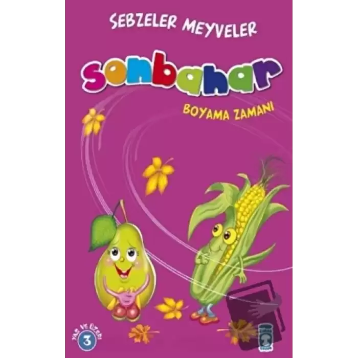 Sonbahar Boyama Zamanı - Sebzeler Meyveler