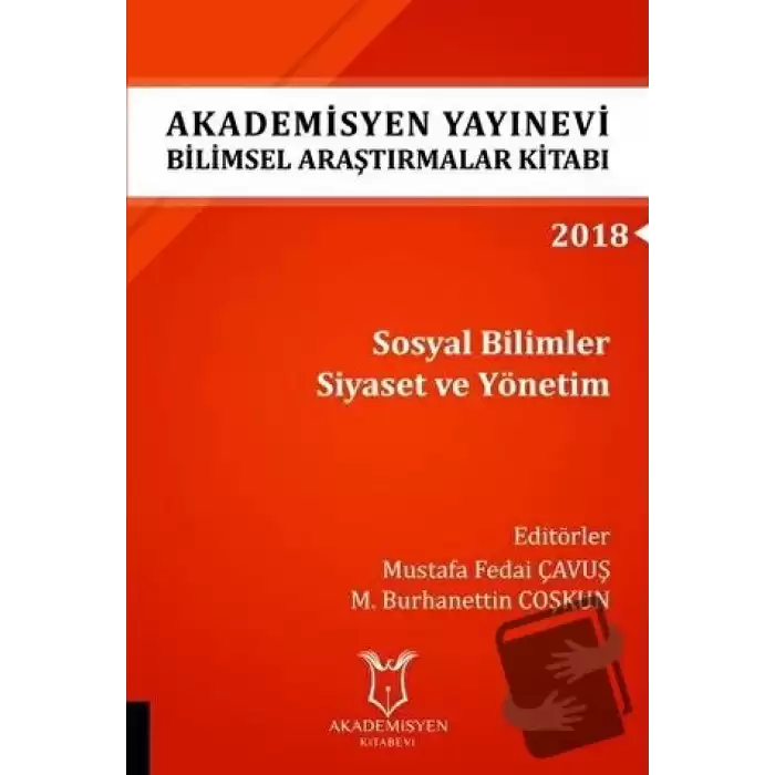 Sosyal Bilimler Siyaset ve Yönetim (AYBAK 2018 Eylül)