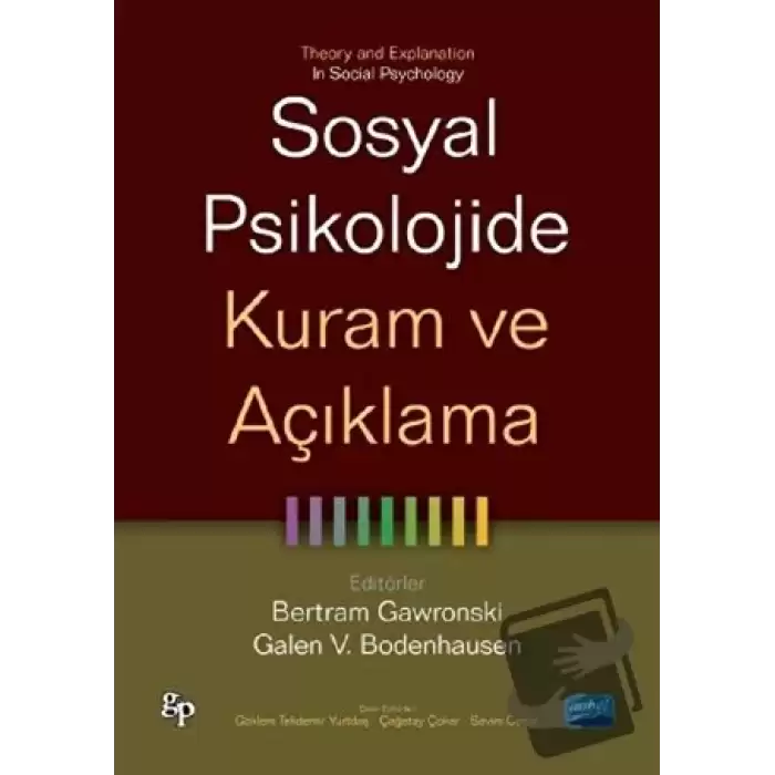 Sosyal Psikolojide Kuram ve Açıklama