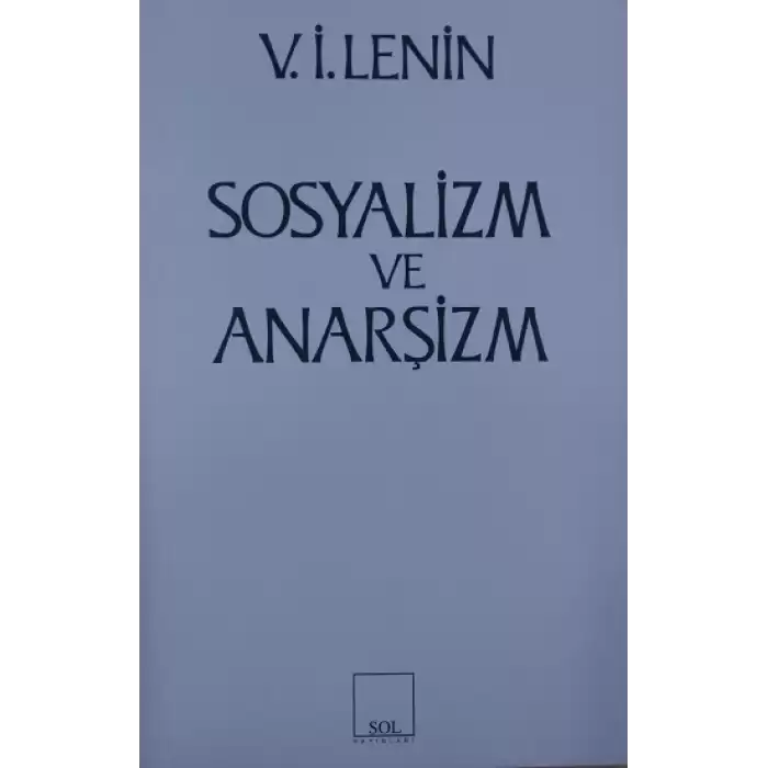 Sosyalizm ve Anarşizm