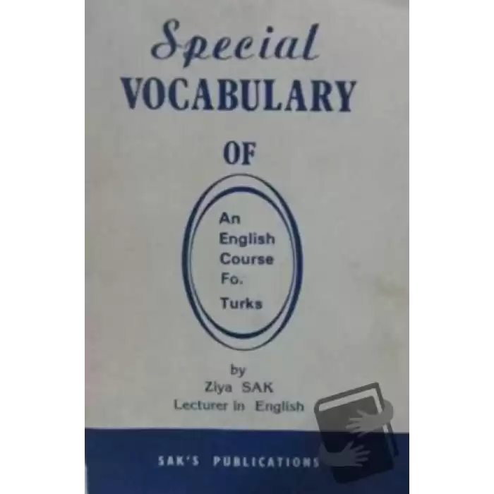 Special Vocabulary for Turks