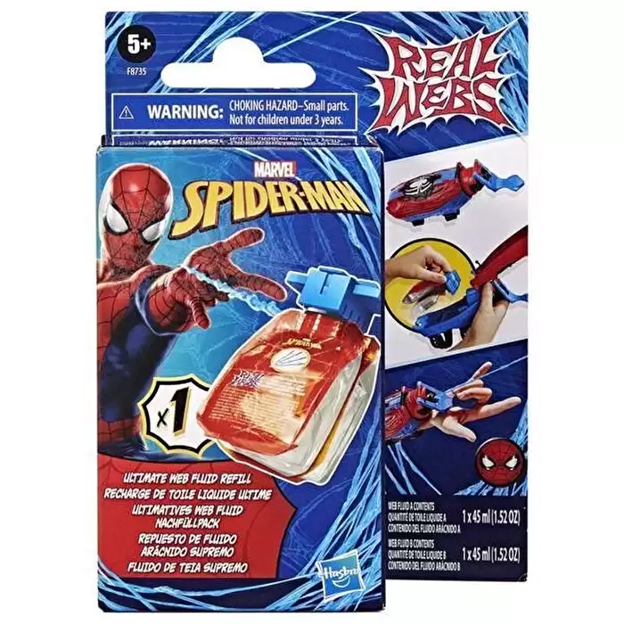 Spider-Man Ağ Ve Su Fırlatıcı Yedek Paket