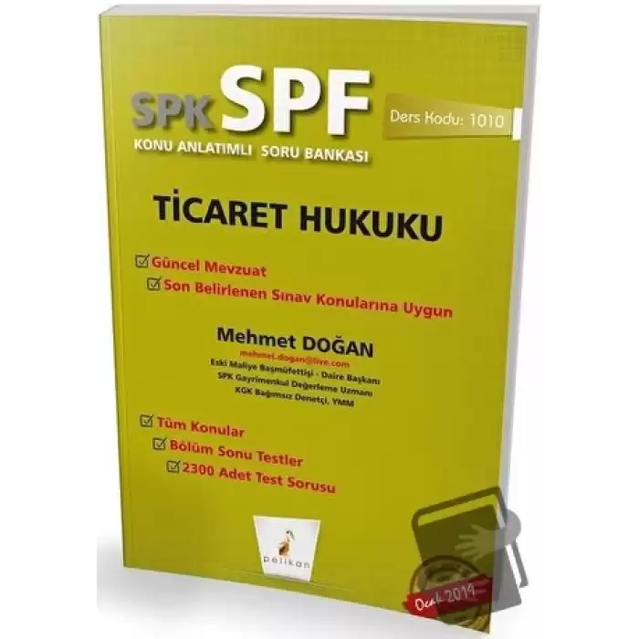 SPK - SPF Ticaret Hukuku Konu Anlatımlı Soru Bankası