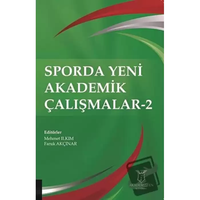 Sporda Yeni Akademik Çalışmalar-2