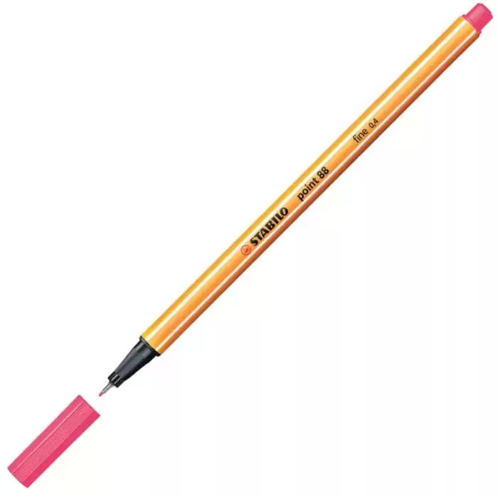 Stabilo Keçe Uçlu İnce Kalem 88 Point 0.4 Mm Açık Pembe 88/17 - 10lu Paket