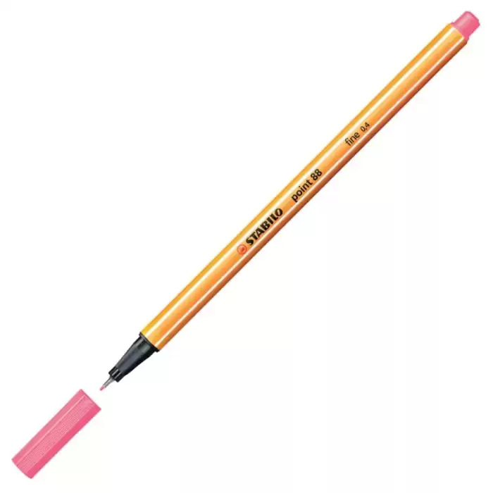 Stabilo Keçe Uçlu İnce Kalem 88 Point 0.4 Mm Pembe 88/29 - 10lu Paket