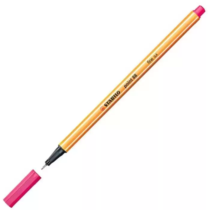 Stabilo Keçe Uçlu İnce Kalem 88 Point 0.4 Mm Pembe 88/56 - 10lu Paket