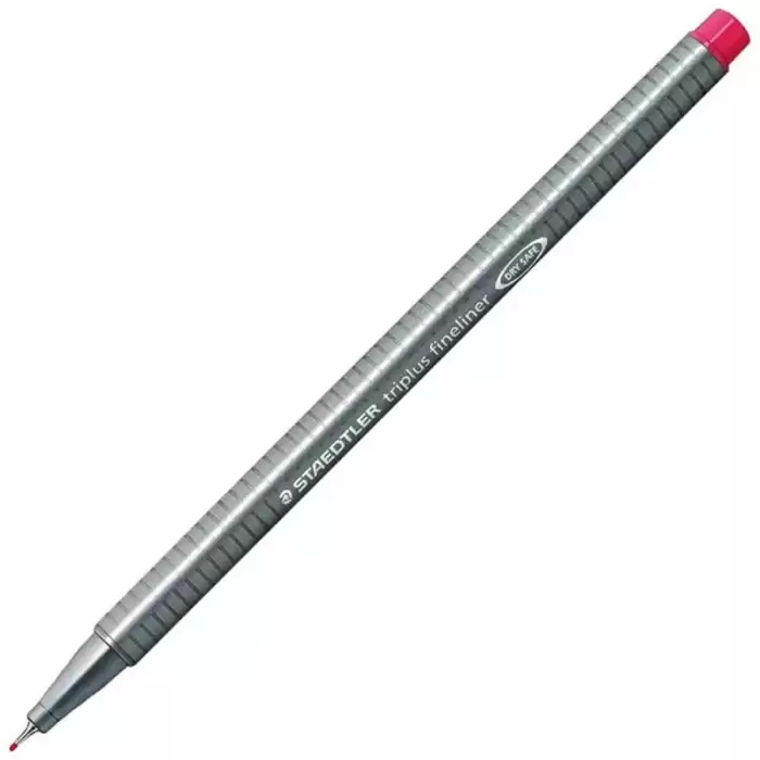 Staedtler Fineliner Triplus Üçgen 0.3 Mm Bordo Kırmızı 334-23 - 10lu Paket