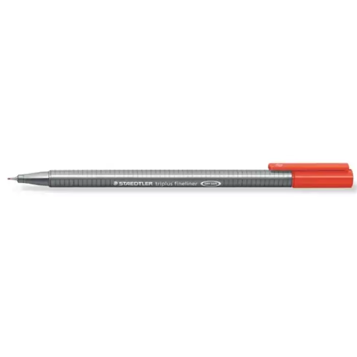 Staedtler Fineliner Triplus Üçgen 0.3 Mm Kırmızı 334-2 - 10lu Paket