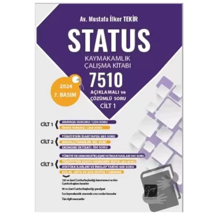 Status Kaymakamlık Çalışma Kitabı 7510 Açıklamalı Ve Çözümlü Soru