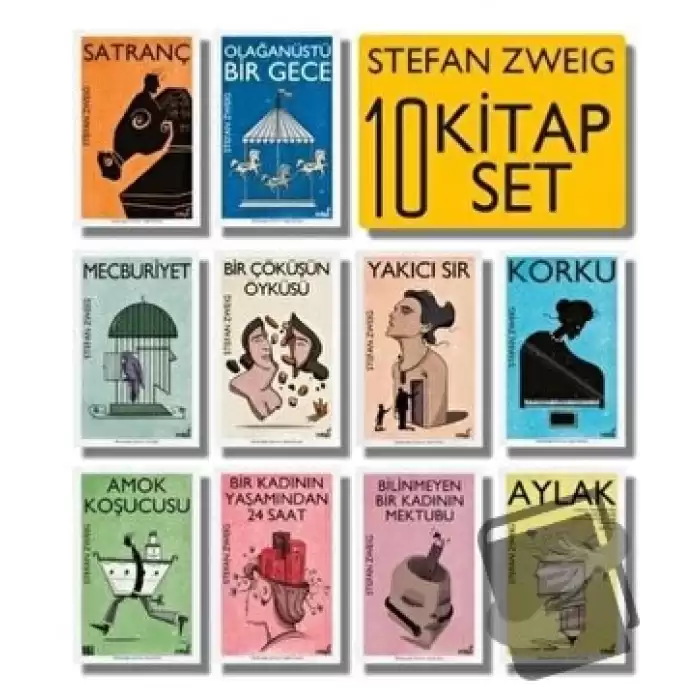 Stefan Zweig Seti - 10 Kitap Takım