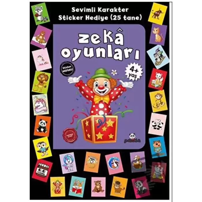 Stickerlı 4+ Yaş Zekâ Oyunları