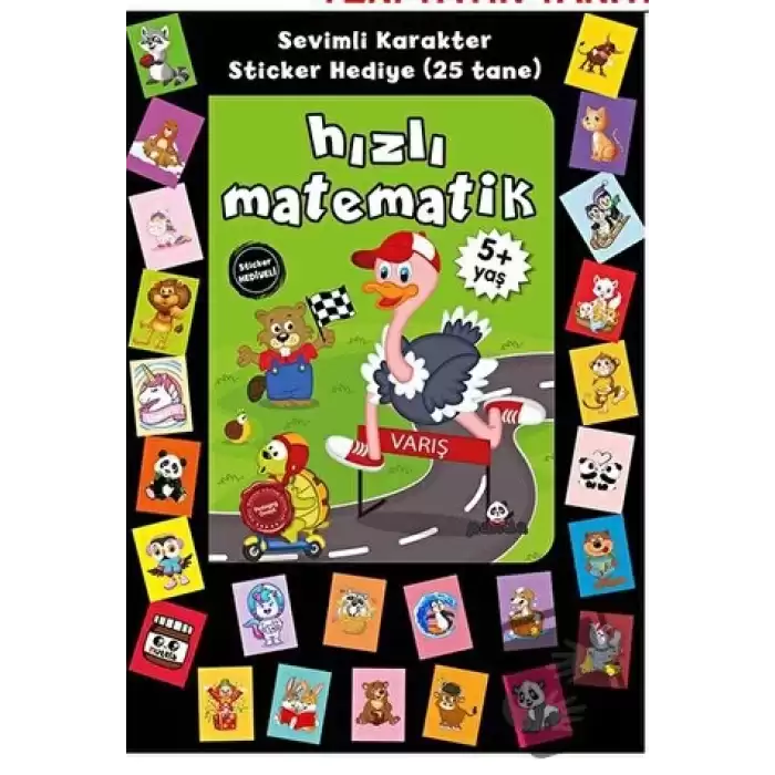 Stickerlı 5+ Yaş Hızlı Matematik