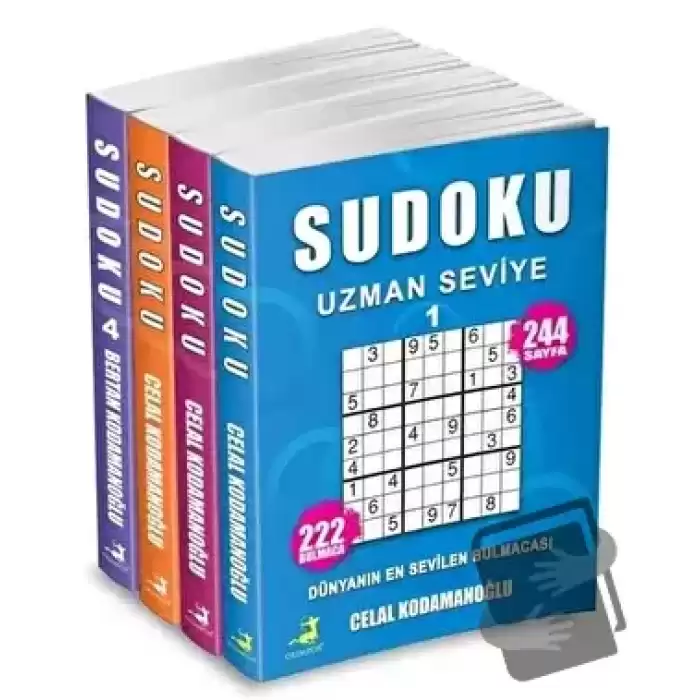 Sudoku Uzman Seviye Seti - 4 Kitap Takım