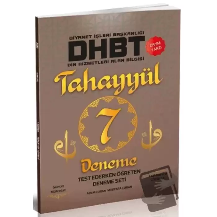 Tahayyül DHBT 7 Deneme Çözümlü